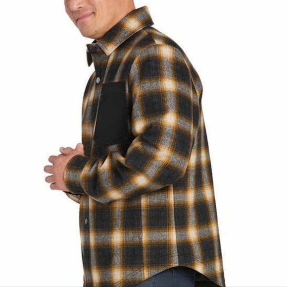 Pendleton Men’s Wool Blend Shirt Jacket nwt gray - Picture 5 of 5